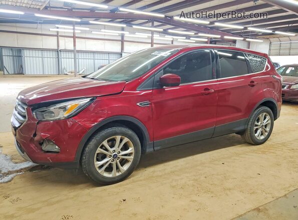1FMCU0GD2HUA09082 2017 FORD ESCAPE Красный Передняя левая четверть