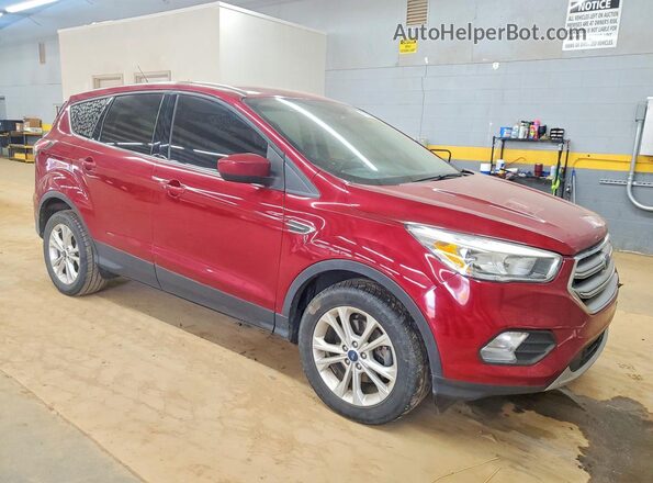 1FMCU0GD2HUA09082 2017 FORD ESCAPE Красный Передняя правая четверть