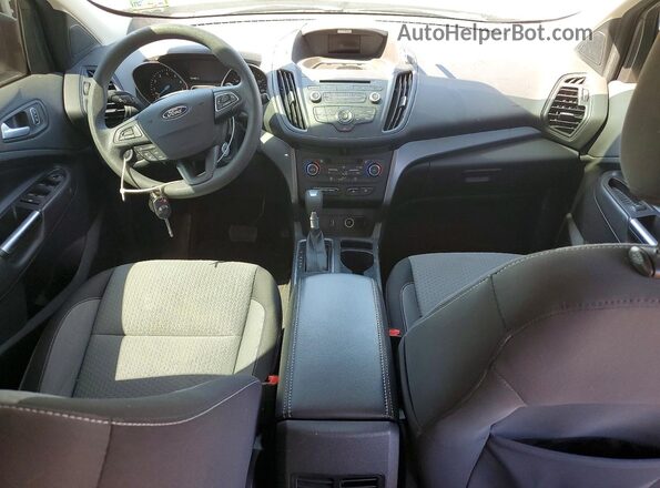 1FMCU0GD2HUC73354 2017 FORD ESCAPE Черный Вид панели приборов