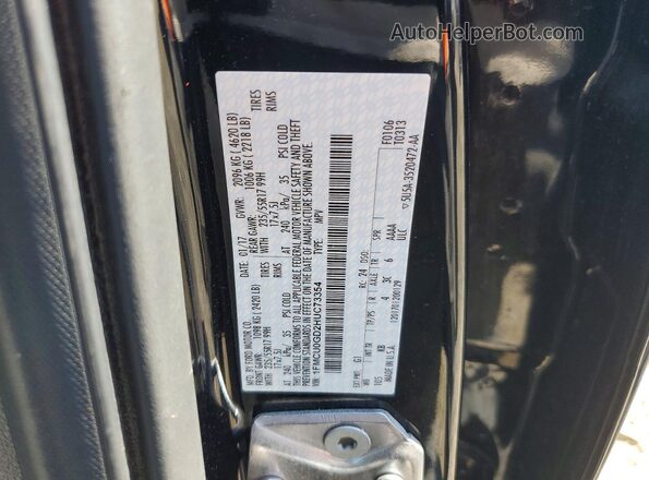 1FMCU0GD2HUC73354 2017 FORD ESCAPE Черный Вид наклейки с VIN-кодом