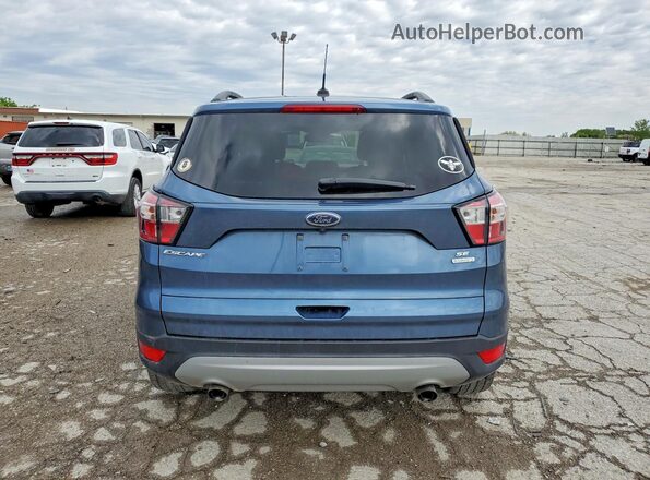 1FMCU0GD2JUA67988 2018 FORD ESCAPE Blue Вид ззаду