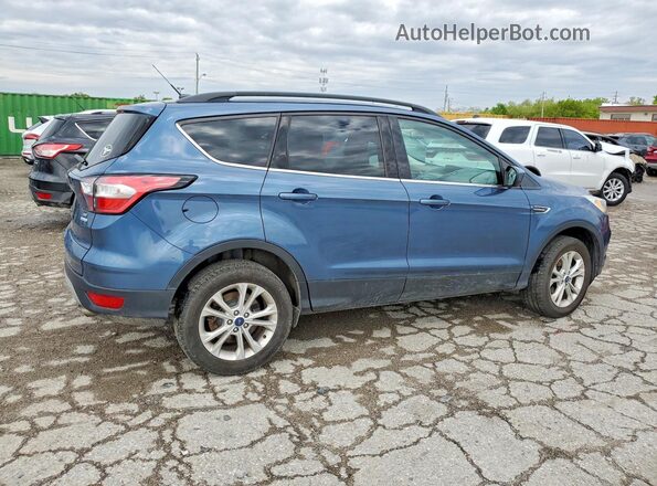 1FMCU0GD2JUA67988 2018 FORD ESCAPE Blue Задня права чверть