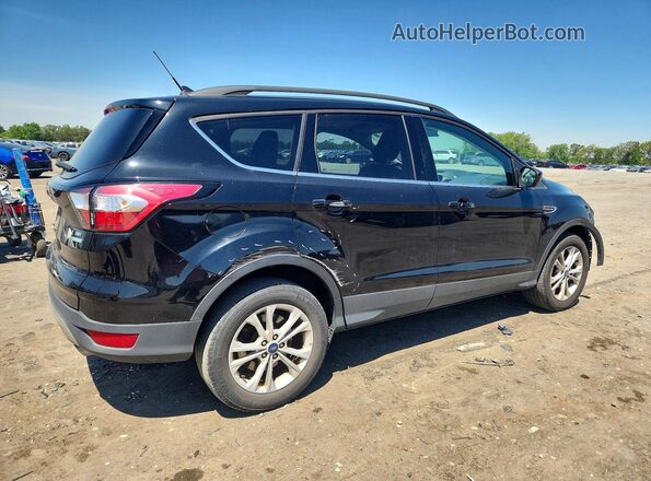 1FMCU0GD2JUC67494 2018 FORD ESCAPE Black Tył prawy