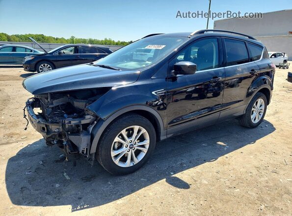 1FMCU0GD2JUC67494 2018 FORD ESCAPE Black Przód lewy