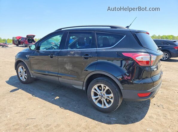 1FMCU0GD2JUC67494 2018 FORD ESCAPE Black Tył lewy