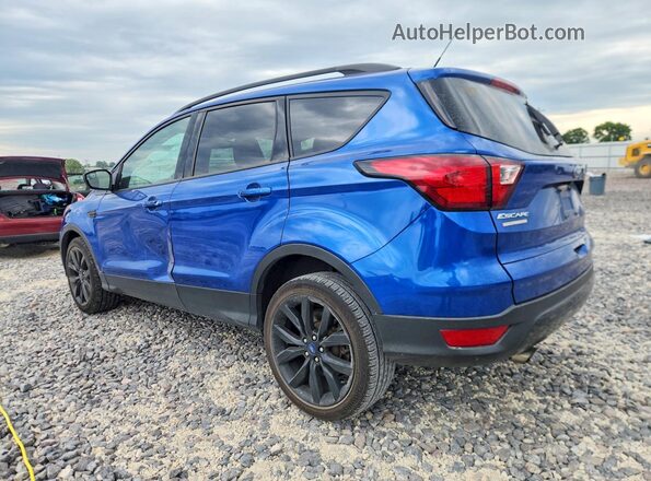 1FMCU0GD2KUA07601 2019 FORD ESCAPE Blue Tył lewy
