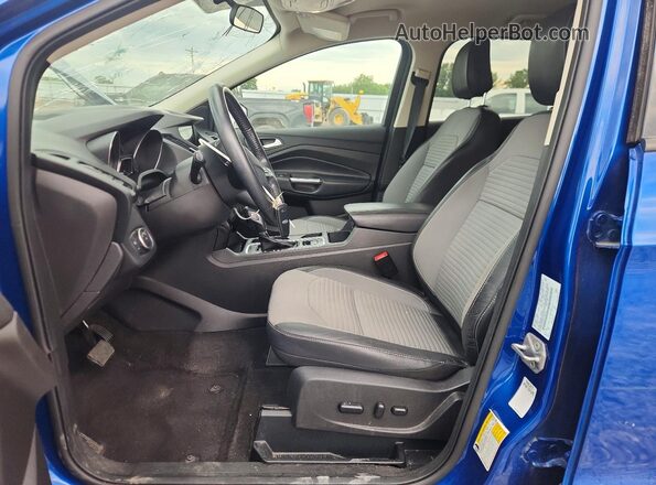 1FMCU0GD2KUA07601 2019 FORD ESCAPE Blue Widok wnętrza z przodu