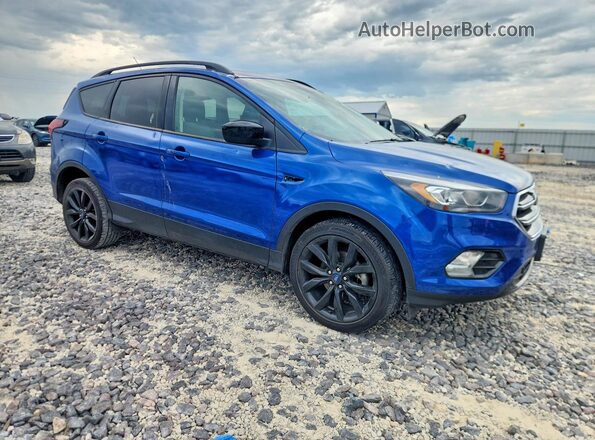 1FMCU0GD2KUA07601 2019 FORD ESCAPE Blue Przód prawy