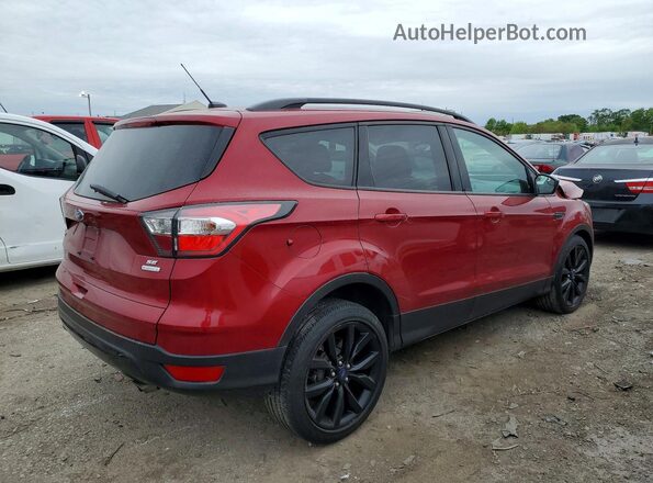1FMCU0GD3HUA46934 2017 FORD ESCAPE Burgundy Tył prawy
