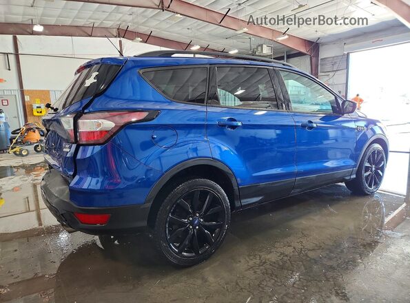 1FMCU0GD3HUD53374 2017 FORD ESCAPE Синий Задняя правая четверть
