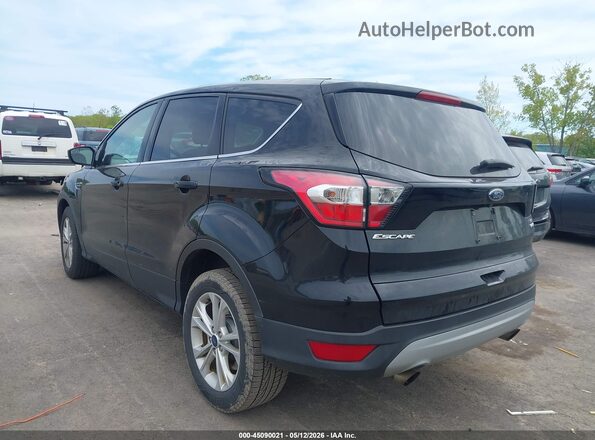 1FMCU0GD3HUE04372 2017 FORD ESCAPE Black Trasero izquierdo