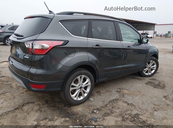 1FMCU0GD3JUA69295 2018 FORD ESCAPE Черный Задняя правая четверть