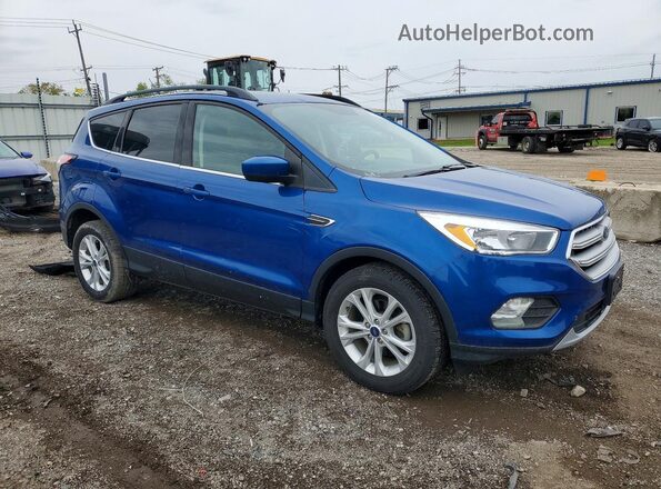 1FMCU0GD3JUB41287 2018 FORD ESCAPE Blue Front right