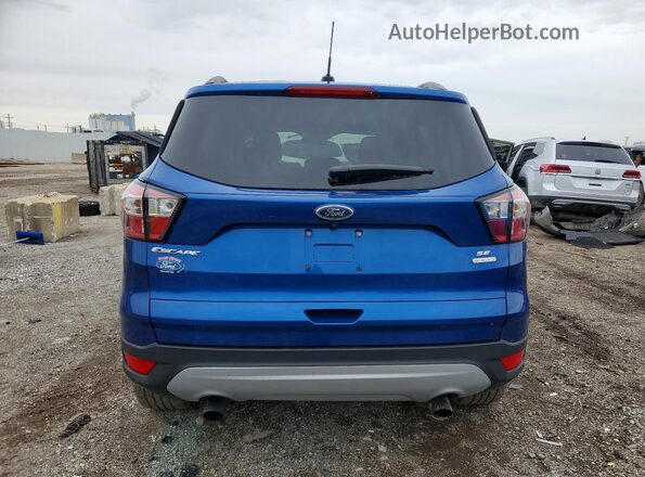 1FMCU0GD3JUB41287 2018 FORD ESCAPE Blue Rear view