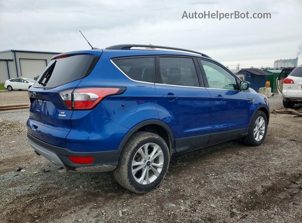 1FMCU0GD3JUB41287 2018 FORD ESCAPE Blue Rear right