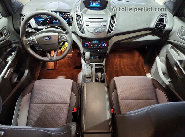 1FMCU0GD3JUD37245 2018 FORD ESCAPE Black Dashboard view