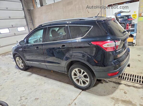 1FMCU0GD3JUD37245 2018 FORD ESCAPE Black Rear left