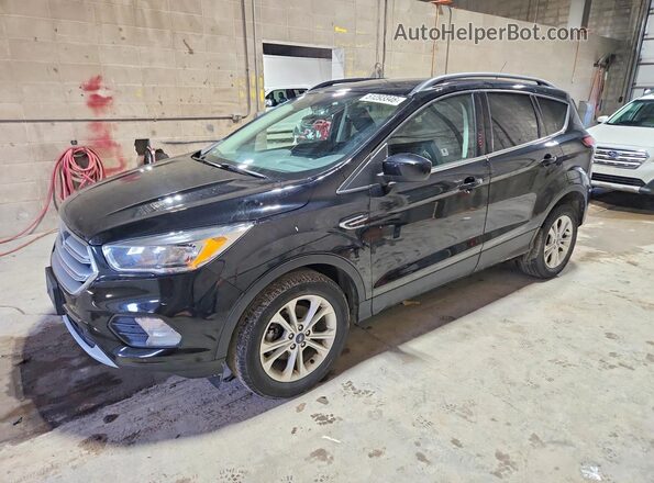 1FMCU0GD3JUD37245 2018 FORD ESCAPE Black Front left
