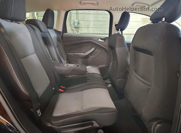 1FMCU0GD3JUD37245 2018 FORD ESCAPE Black Rear interior view