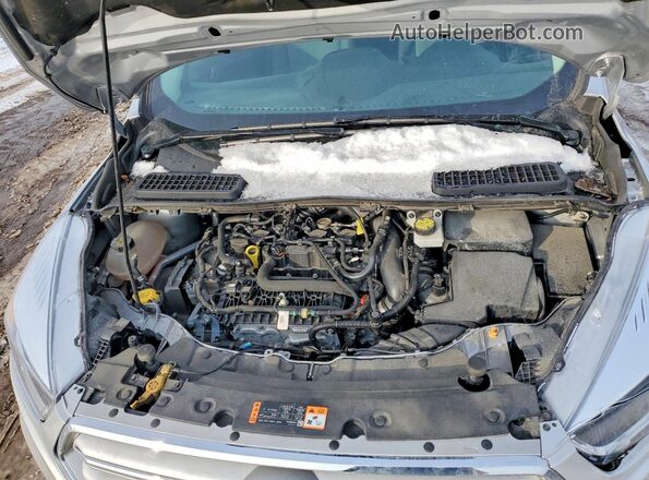 1FMCU0GD3KUB51867 2019 FORD ESCAPE Silver ძრავის განყოფილების ხედი