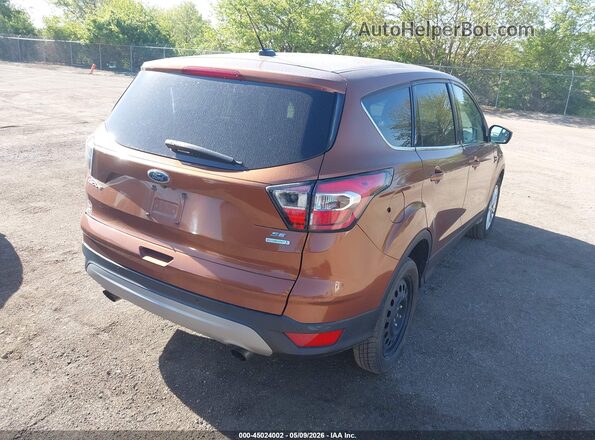 1FMCU0GD4HUA68828 2017 FORD ESCAPE Оранжевый Задняя правая четверть