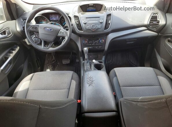 1FMCU0GD4HUB79427 2017 FORD ESCAPE Серебряный Вид панели приборов