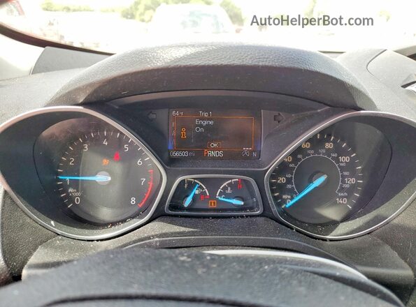 1FMCU0GD4HUB79427 2017 FORD ESCAPE Серебряный Вид щитка приборов