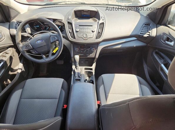 1FMCU0GD4HUC61271 2017 FORD ESCAPE Серебряный Вид панели приборов