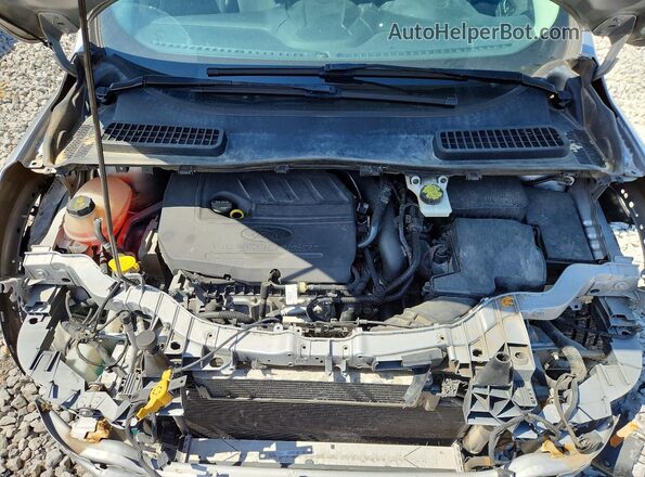1FMCU0GD4HUC61271 2017 FORD ESCAPE Серебряный Вид подкапотного пространства