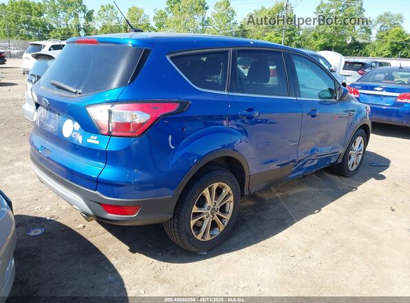 1FMCU0GD4HUD50354 2017 FORD ESCAPE Синий Задняя правая четверть