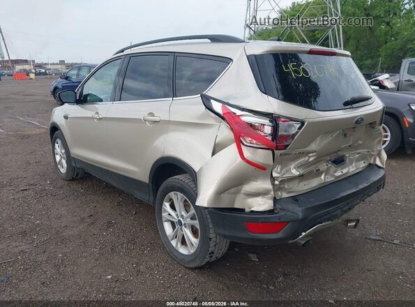 1FMCU0GD4HUD83595 2017 FORD ESCAPE Золотой Задняя левая четверть