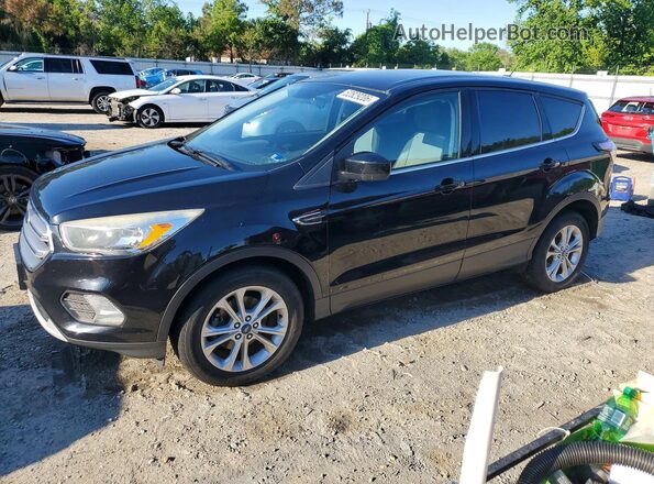 1FMCU0GD4HUE65830 2017 FORD ESCAPE Black Передня ліва чверть