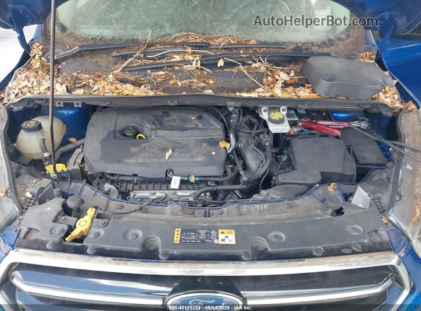 1FMCU0GD4JUD00494 2018 FORD ESCAPE Синий Вид сзади