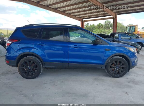 1FMCU0GD4JUD00494 2018 FORD ESCAPE Синий Вид задней части салона