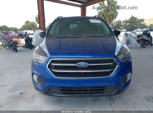 1FMCU0GD4JUD00494 2018 FORD ESCAPE Синий Вид щитка приборов