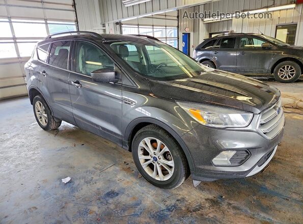 1FMCU0GD4JUD49386 2018 FORD ESCAPE Gray Передня права чверть