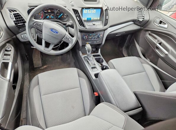 1FMCU0GD4JUD49386 2018 FORD ESCAPE Gray Вид панелі приладів