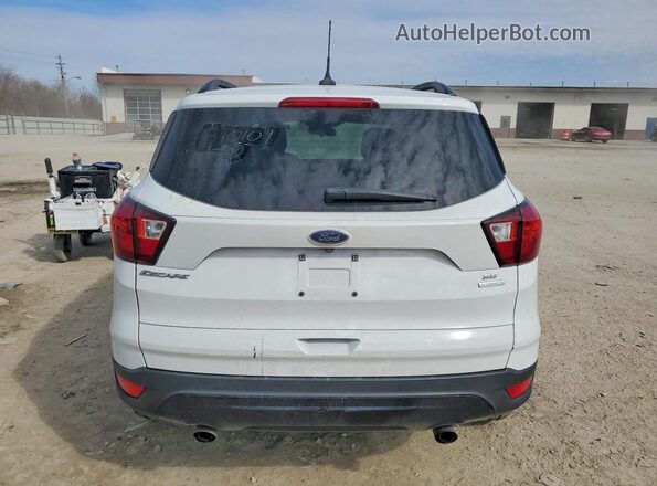 1FMCU0GD4KUB10101 2019 FORD ESCAPE White Widok z tyłu