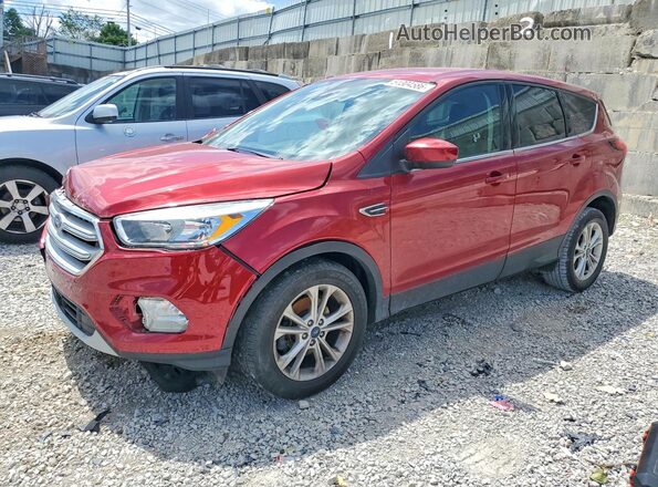 1FMCU0GD4KUC00946 2019 FORD ESCAPE Красный Передняя левая четверть