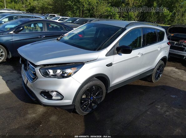 1FMCU0GD4KUC56630 2019 FORD ESCAPE Silver Przód lewy