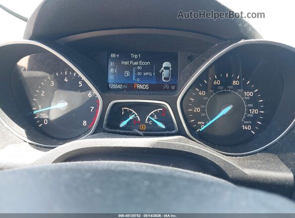 1FMCU0GD5HUB36263 2017 FORD ESCAPE Gray Widok tylnych siedzeń