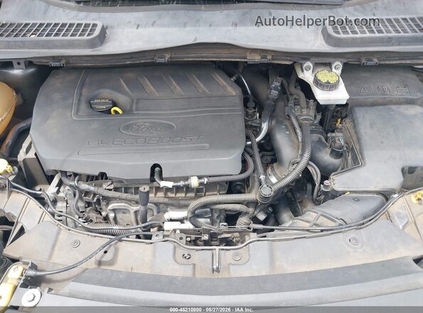 1FMCU0GD5HUB53371 2017 FORD ESCAPE Gray უკანა ხედი