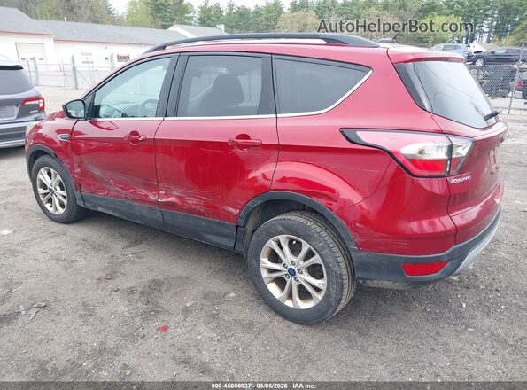 1FMCU0GD5HUC09731 2017 FORD ESCAPE Красный Задняя левая четверть