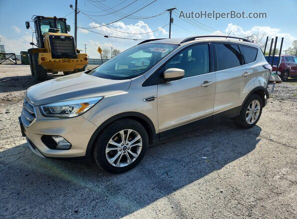 1FMCU0GD5HUD38228 2017 FORD ESCAPE Бежевый Передняя левая четверть
