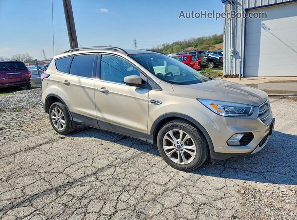 1FMCU0GD5HUD38228 2017 FORD ESCAPE Бежевый Передняя правая четверть
