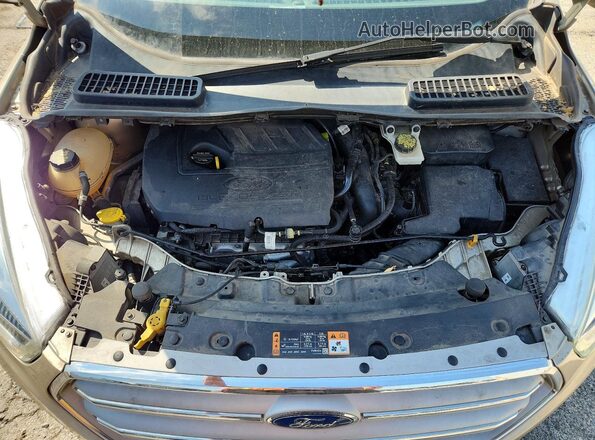 1FMCU0GD5HUD38228 2017 FORD ESCAPE Бежевый Вид подкапотного пространства