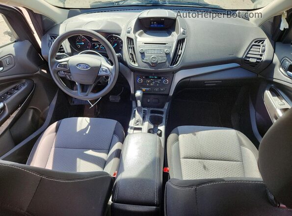 1FMCU0GD5HUE04356 2017 FORD ESCAPE Gray Вид панелі приладів