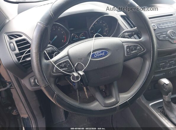 1FMCU0GD5HUE40208 2017 FORD ESCAPE Black წინა პანელის ხედი