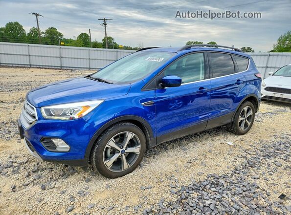 1FMCU0GD5HUE72639 2017 FORD ESCAPE Blue Przód lewy