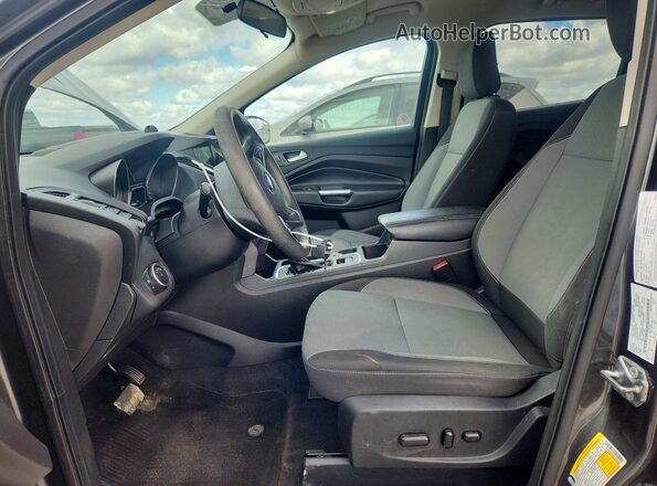 1FMCU0GD5JUB62853 2018 FORD ESCAPE Charcoal Вид салону спереду